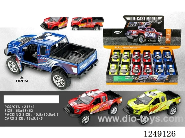 1：32 pull back alloy car 12PCS