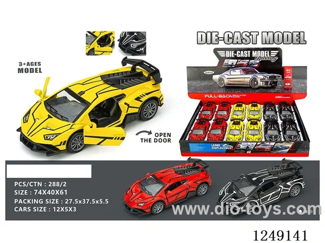 1：32 pull back alloy car 12PCS