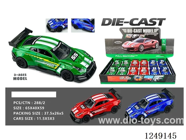 1：36  pull back alloy car 12PCS