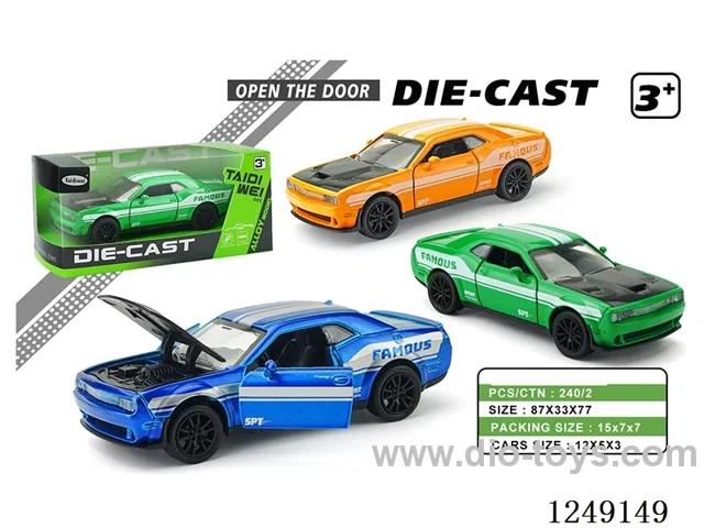 12CM pull back alloy car