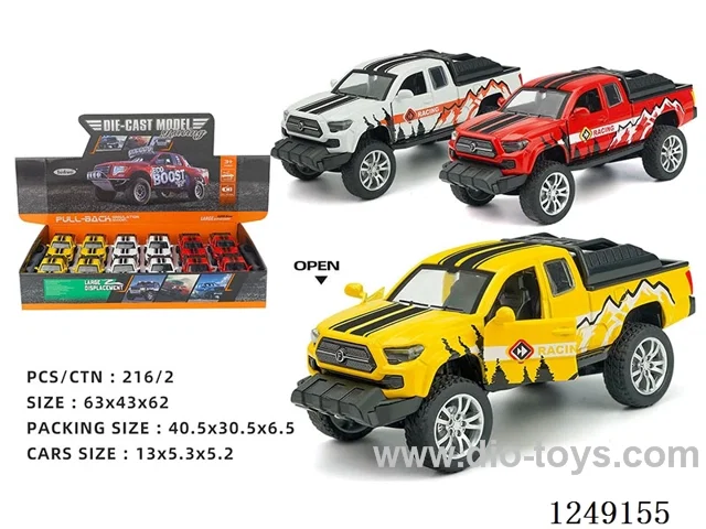 1：32 pull back alloy car 12PCS