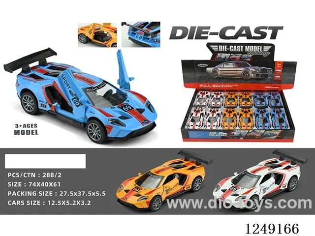 1：32 pull back alloy car 12PCS