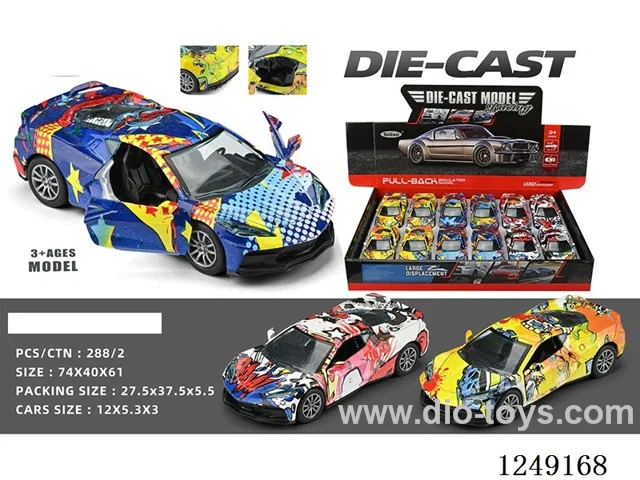 1：32 pull back alloy car 12PCS