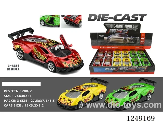 1：32 pull back alloy car 12PCS