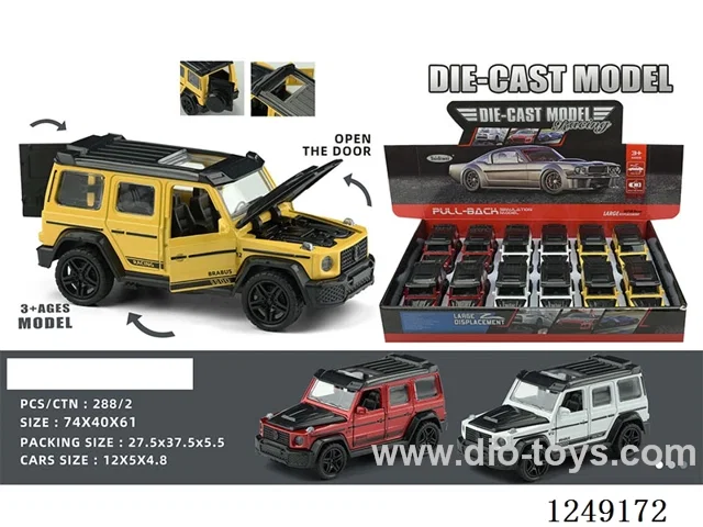 1：32 pull back alloy car 12PCS