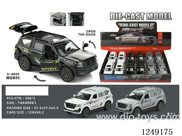 1：32 pull back alloy car 12PCS