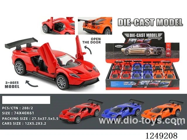 1：32 pull back alloy car 12PCS