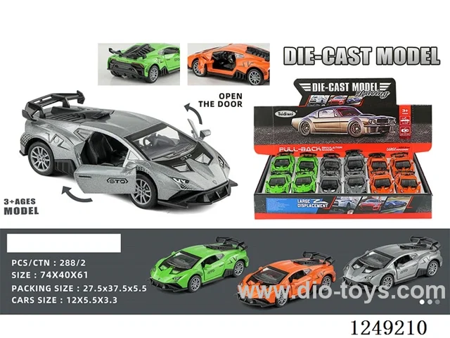 1：32 pull back alloy car 12PCS
