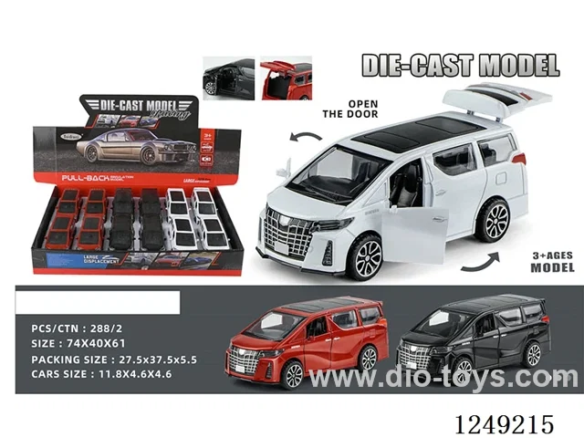 1：32 pull back alloy car 12PCS