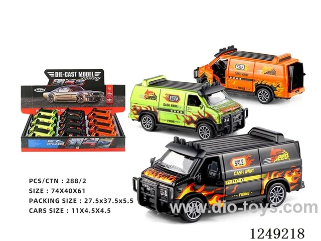 1：32 pull back alloy car 12PCS