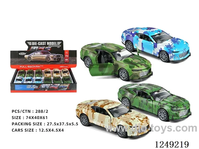 1：32 pull back alloy car 12PCS