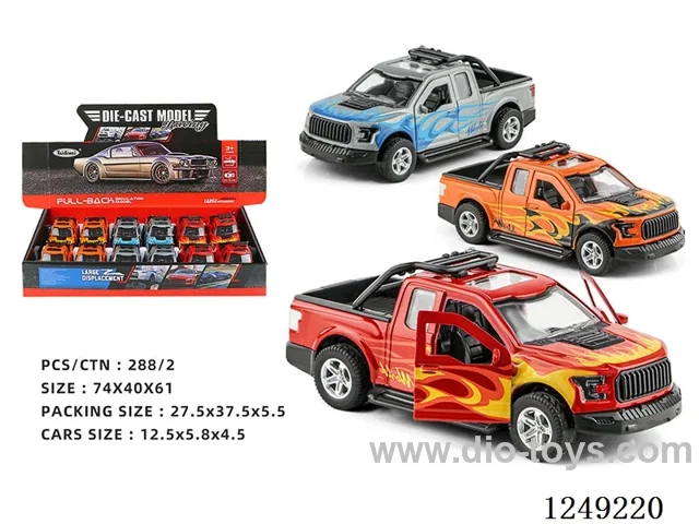 1：32 pull back alloy car 12PCS