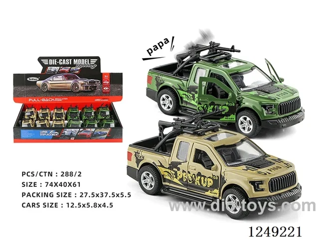 1：32 pull back alloy car 12PCS
