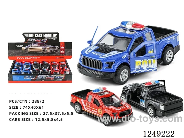1：32 pull back alloy car 12PCS