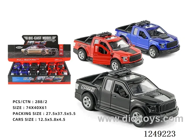 1：32 pull back alloy car 12PCS