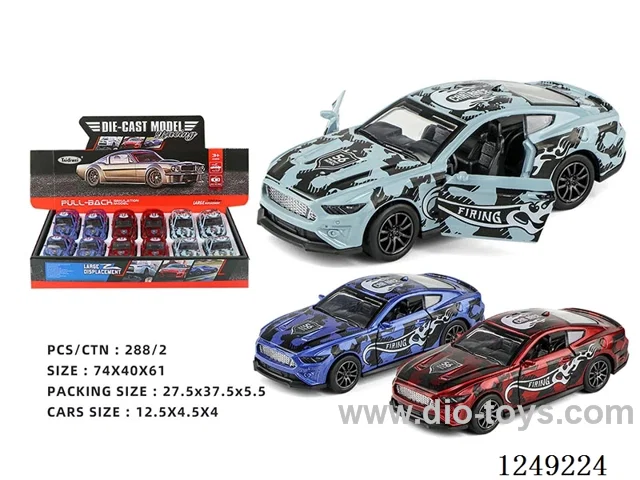 1：32 pull back alloy car 12PCS