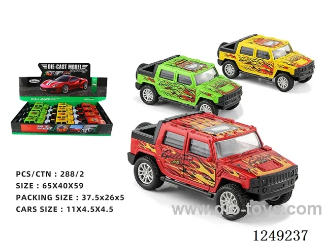 1：36  pull back alloy car 12PCS