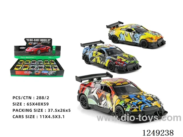 1：36  pull back alloy car 12PCS