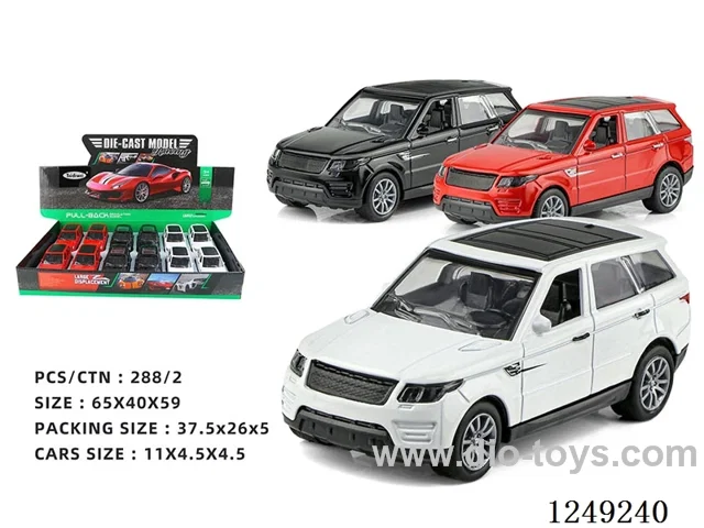 1：36  pull back alloy car 12PCS