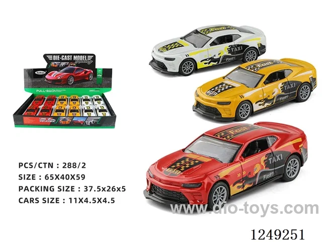1：36  pull back alloy car 12PCS