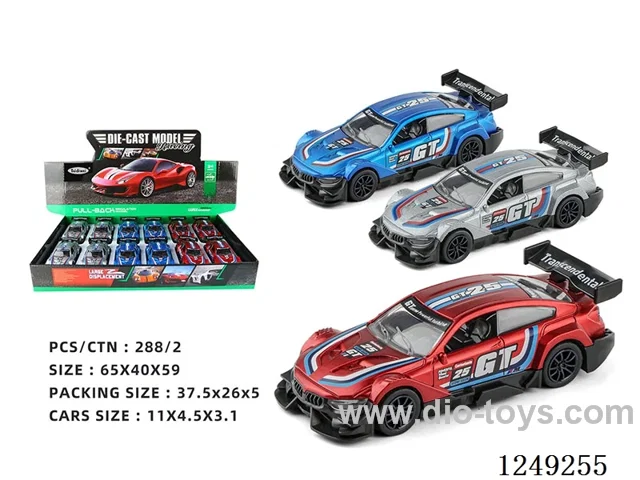1：36  pull back alloy car 12PCS