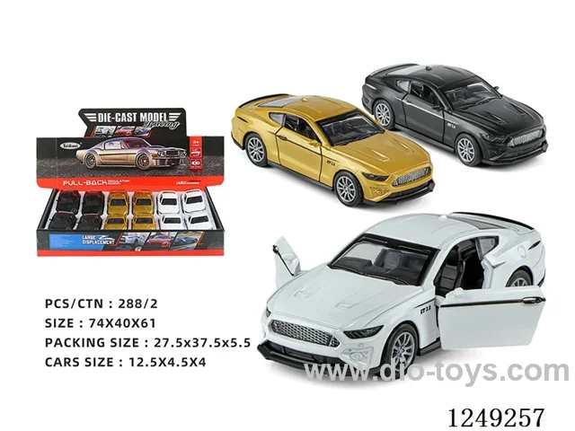 1：32 pull back alloy car 12PCS