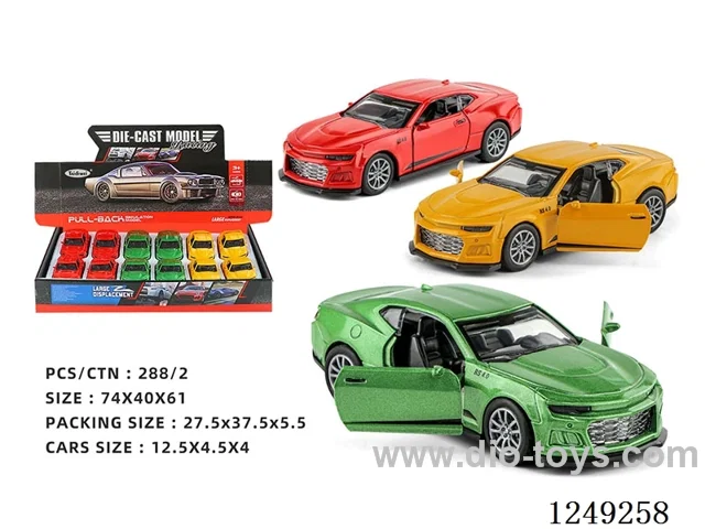 1：32 pull back alloy car 12PCS