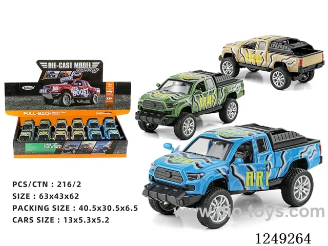 1：32 pull back alloy car 12PCS