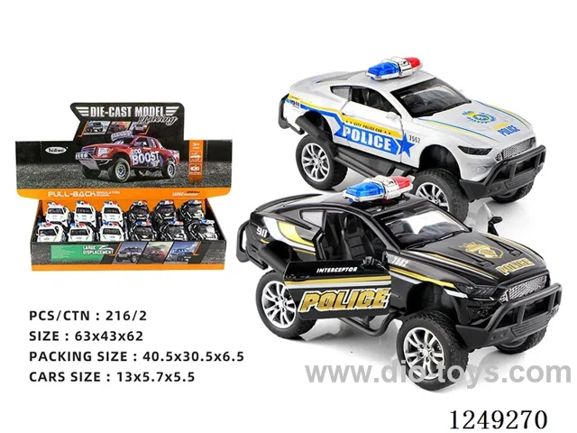 1：32 pull back alloy car 12PCS