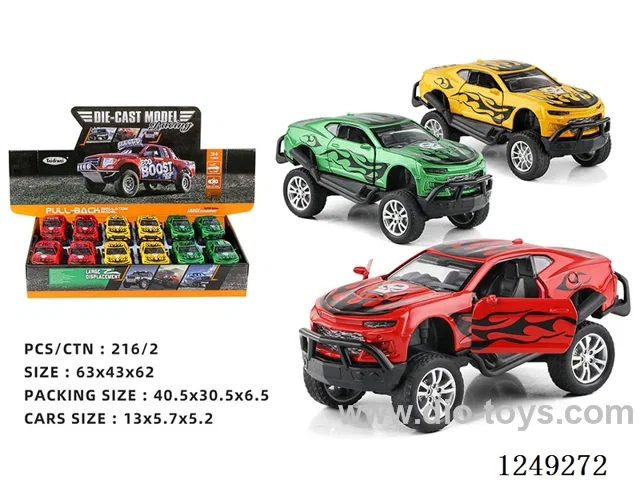 1：32 pull back alloy car 12PCS