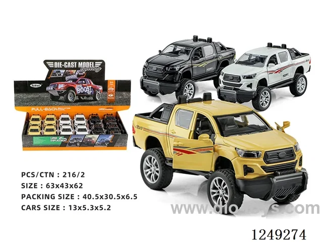 1：32 pull back alloy car 12PCS