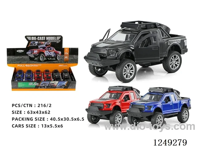 1：32 pull back alloy car 12PCS