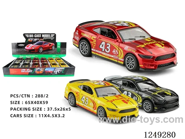 1：36  pull back alloy car 12PCS