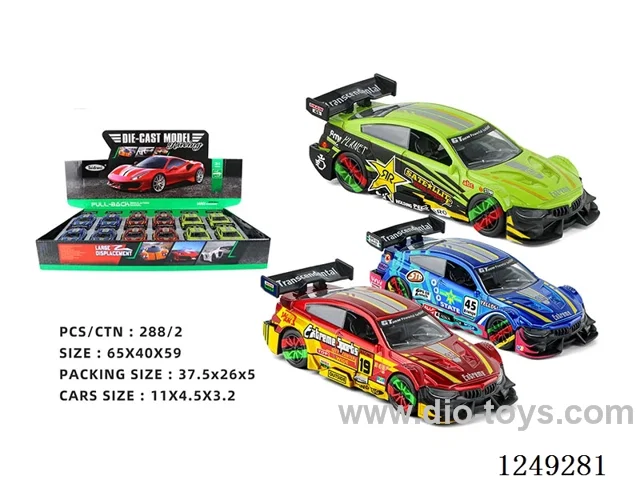 1：36  pull back alloy car 12PCS