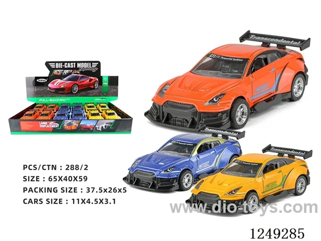 1：36  pull back alloy car 12PCS