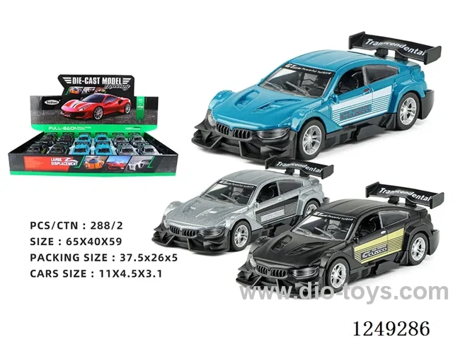 1：36  pull back alloy car 12PCS