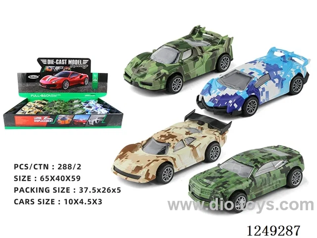 1：36  pull back alloy car 12PCS