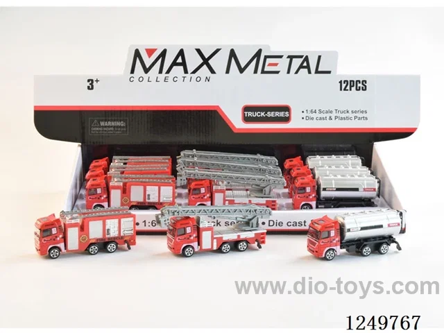 free wheel alloy car 3 mixed - optional model 12PCS