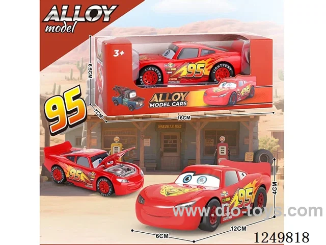 1:36 pull back alloy car