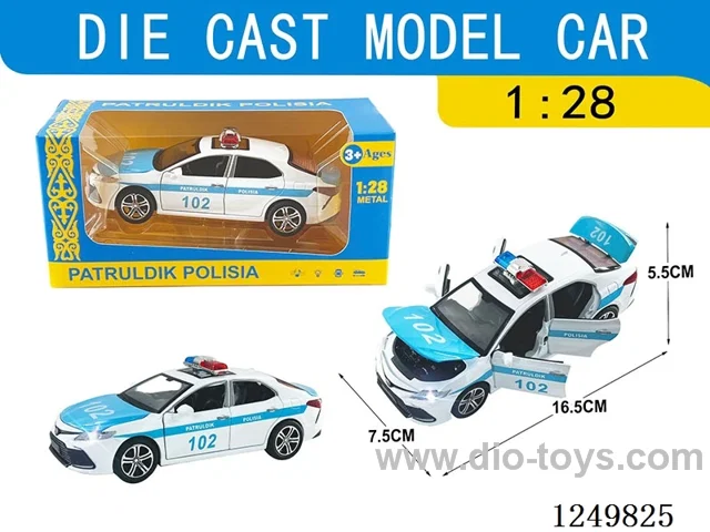 1:28 pull back alloy car