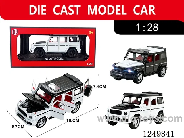 1:28 pull back alloy car