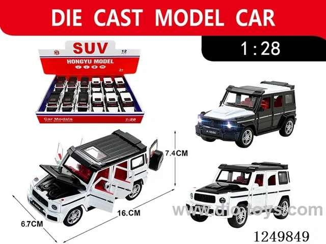 1:28 pull back alloy car 12PCS