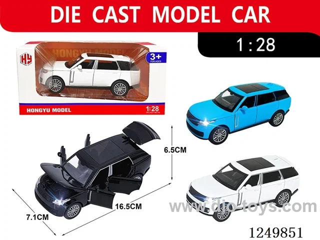 1:28 pull back alloy car
