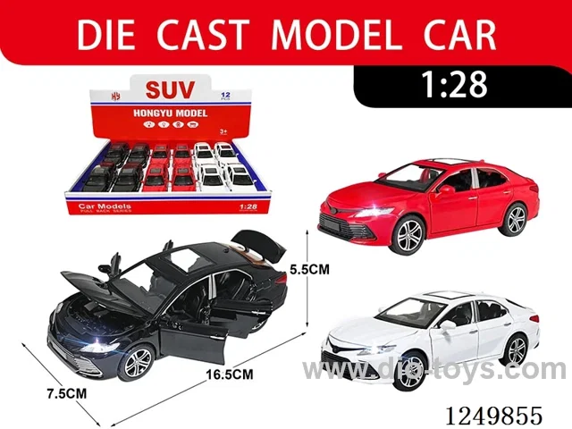 1:28 pull back alloy car 12PCS