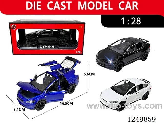 1:28 pull back alloy car