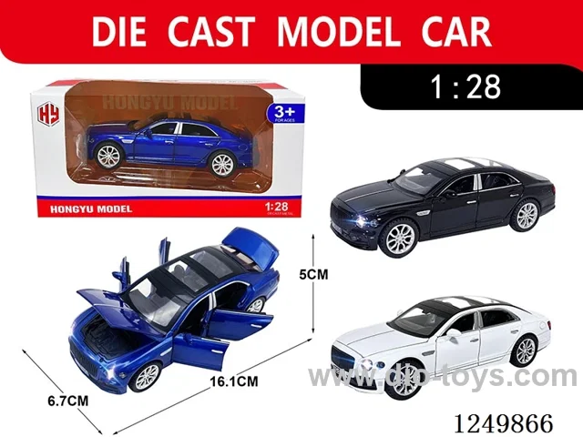 1:28 pull back alloy car