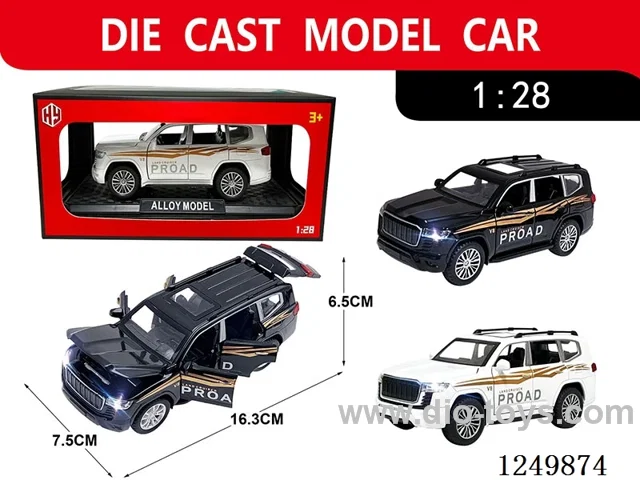 1:28 pull back alloy car