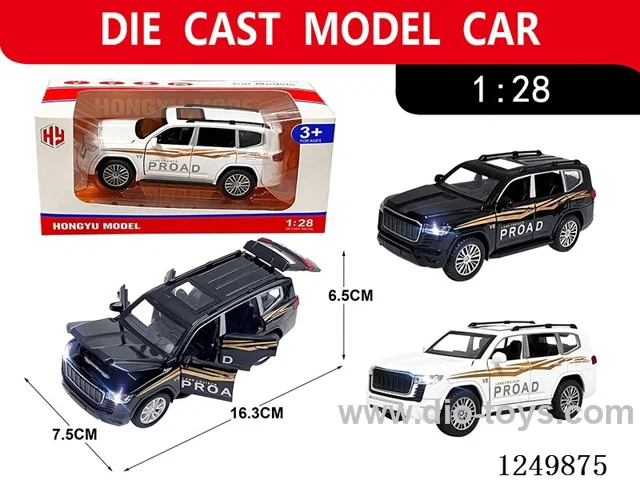 1:28 pull back alloy car