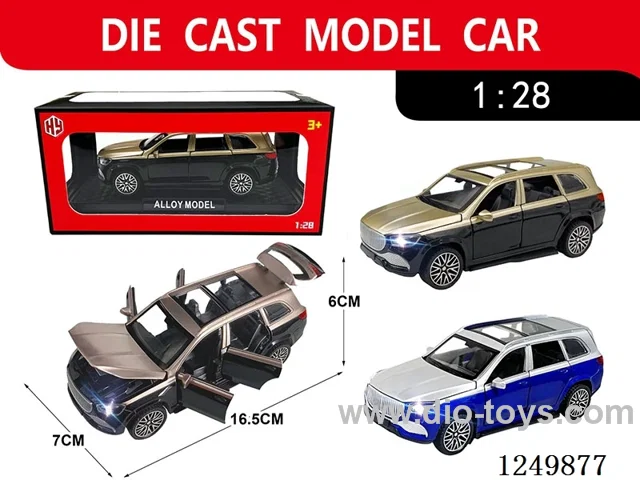 1:28 pull back alloy car