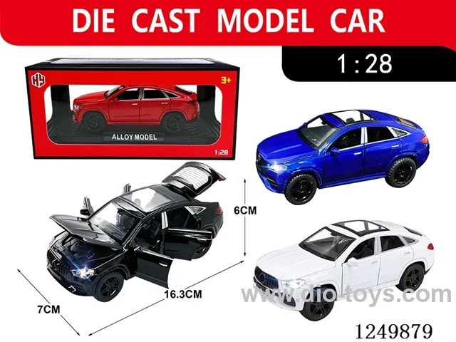 1:28 pull back alloy car